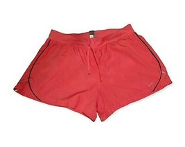 Champion Women&#39;s Running Shorts Size L Pink Drawstring Workout Sporty Gym - $11.30