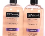 2 Count TRESemme 16 Oz Pro Pure Damage Shampoo Free Of Sulfates Paraben ... - £22.01 GBP