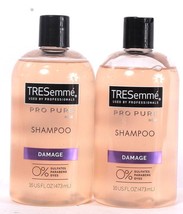 2 Count TRESemme 16 Oz Pro Pure Damage Shampoo Free Of Sulfates Paraben ... - £22.37 GBP