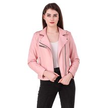 Leather Retail Women &amp; Girls Solid Regular Jacket  - £63.26 GBP