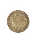 1894 Guatemala Peso 1/2 Real Counterstamped Peru Sol En Au Estado Km 224 - $277.29 CAD