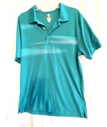 PGA Tour XL Aqua Polo style Men Shirt 24” Armpit to Armpit, 29” Shoulder... - £13.84 GBP
