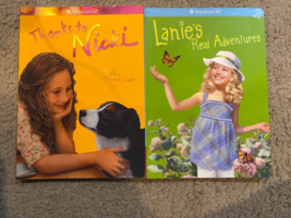 Lot 2 American Girl Books - Thanks to Nicki &amp; Lanies Real Adventure - £6.04 GBP