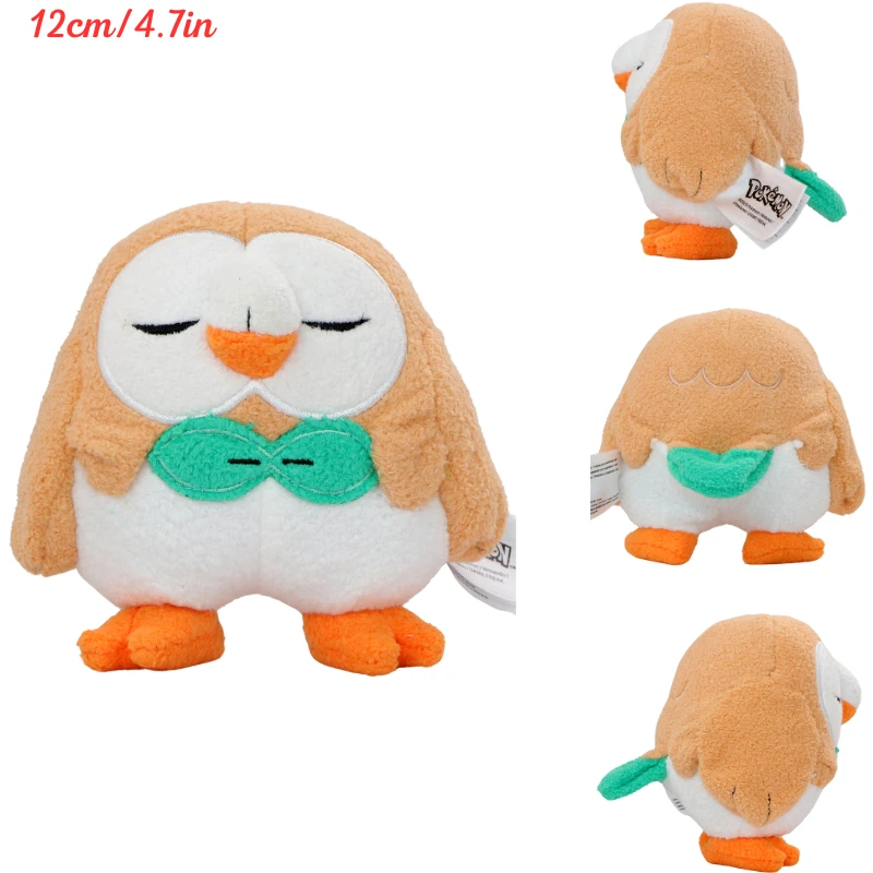 Rowlet Fan Favorite! Shiny Pokemon beebill doll, - $16.21