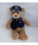 GUND Limited Edition Teddy B. Caring  16&quot; Plush Bear Vest Cap Tie Office... - $23.20 CAD