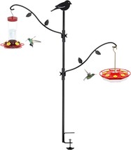 Deck Pole Bird Feeding Station Kit, Porch Multi Hook Bird Feeder Hanging Kit wit - £31.39 GBP