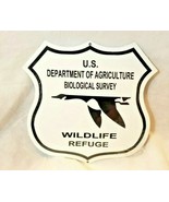 16&quot; Wildlife Refuge service Govt shield Dept agriculture logo Bio USA st... - $108.30 CAD