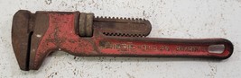 *PV42) Vintage 11&quot; Ridge Tool Rigid Spud Adjustable Smooth Jaw Pipe Wren... - $16.82