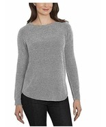 Ellen Tracy Women&#39;s Scoop Neck Super Soft Chenille Tweed Sweater Sz XL 2XL - £12.66 GBP