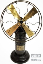 Ventilatore vintage a vapore stile antico modello funzionante tavolo vec... - £439.60 GBP