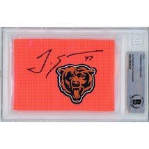 Tremaine Edmunds Signed Chicago Bears Auto Football Pylon Beckett BGS Autograph - £77.18 GBP