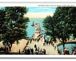 Concrete Pier Euclid Beach Park Cleveland Ohio OH UNP Unused WB Postcard... - $3.91