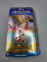 Disney Lorcana Into the Inklands Starter Deck - Moana &amp; Scrooge Factory Sealed - £18.10 GBP