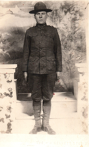 Kilbourne WIsconsin WI Army World War I Soldier RPPC Real Photo Postcard - $18.18