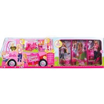 Barbie Pink Glamour Camper with Dolls Play Set - £343.37 GBP