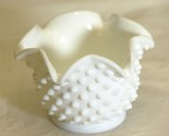 Fenton Vase Opaque Hobnail Milk Glass - £13.18 GBP