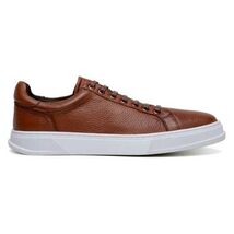 Matteo Black Belvedere Shoes Sneaker Deerskin Leather Ant. Tan image 2