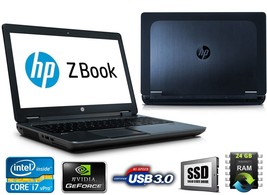 HP ZBOOK 15 G2 i7-2.9ghz 24gb memory 256gb SSD Backlit Nvidia Fingerprin... - £165.93 GBP