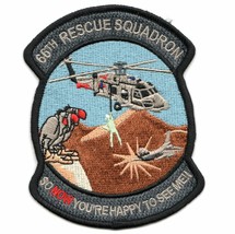 4&quot; Usaf Air Force 66RS Happy To See Me Nellis Afb Nv Embroidered Jacket Patch - £23.91 GBP
