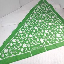 The Nature Conservancy Scarf Bandana Handkerchief Triangle dog pet green... - $6.00