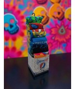 Grateful Dead Socks Dancing JERRY BEARS on Rainbow Stripes Mens Casual C... - $26.72