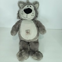 Great Wolf Lodge Gray Plush Stuffed Animal Toy Large Grey Fiesta 15&quot; Soft - £26.32 GBP