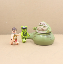 Star Waars Jabbba the Hutt with Sllave Girls LeiaOola Minifigures Set 3pcs  - £31.37 GBP