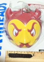 NCAA Arizona State University Sun Devils 2&quot; Foamhead - Mini Toy Figure Keychain - £3.14 GBP