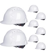 Leumoi 8 Pieces 4 Pt. Suspension Hard Hat Bulk Safety Helmets Adjustable... - $107.30 CAD