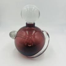 Perfume Glass Act Studio Vanity Bottle Lid Stopper Purple Twisted Home D... - $419.39 MXN