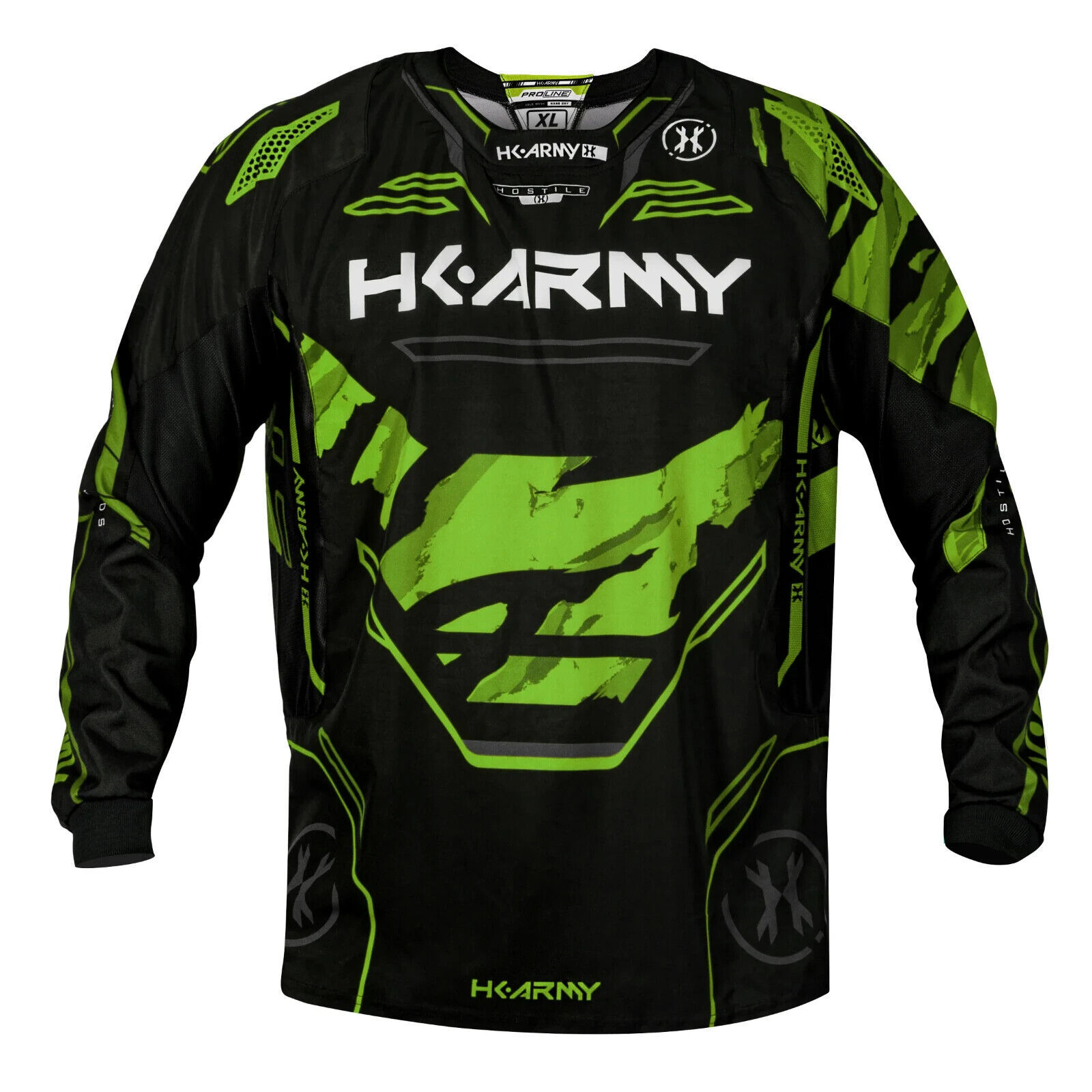 HK Army Paintball ProLine Pro Line Playing Jersey - Surge Black/Green - ... - $124.95