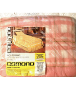 NEW Vtg Chatham Acrylic Warmspun ESMOND Pink Plaid 72x90 twin full stain... - €38,69 EUR