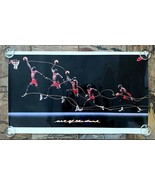 1992 NBA Michael Jordan ART OF THE DUNK Nike-LAMINATED- 21&quot; x 35.5&quot; Post... - $1,332.57 MXN