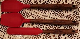 Pioneer Woman ~ 3-Piece Kitchen Set ~ Red ~ Spatula ~ Icing Spatula ~ Sp... - $24.00