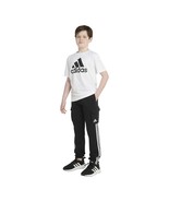 ADIDAS CARGO 3 STRIPE FLEECE BOY&#39;S JOGGERS SIZE XL 18/20 - £15.81 GBP