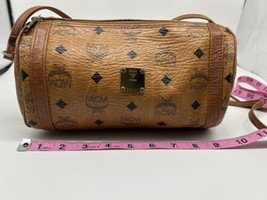 MCM vtg barrel shoulder bag crossbody travel purse handbag unisex casual  - £215.50 GBP