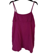 NEW Wild Fable Size L Sun Dress Plum Purple Open Back Spaghetti Strap Sm... - $11.75