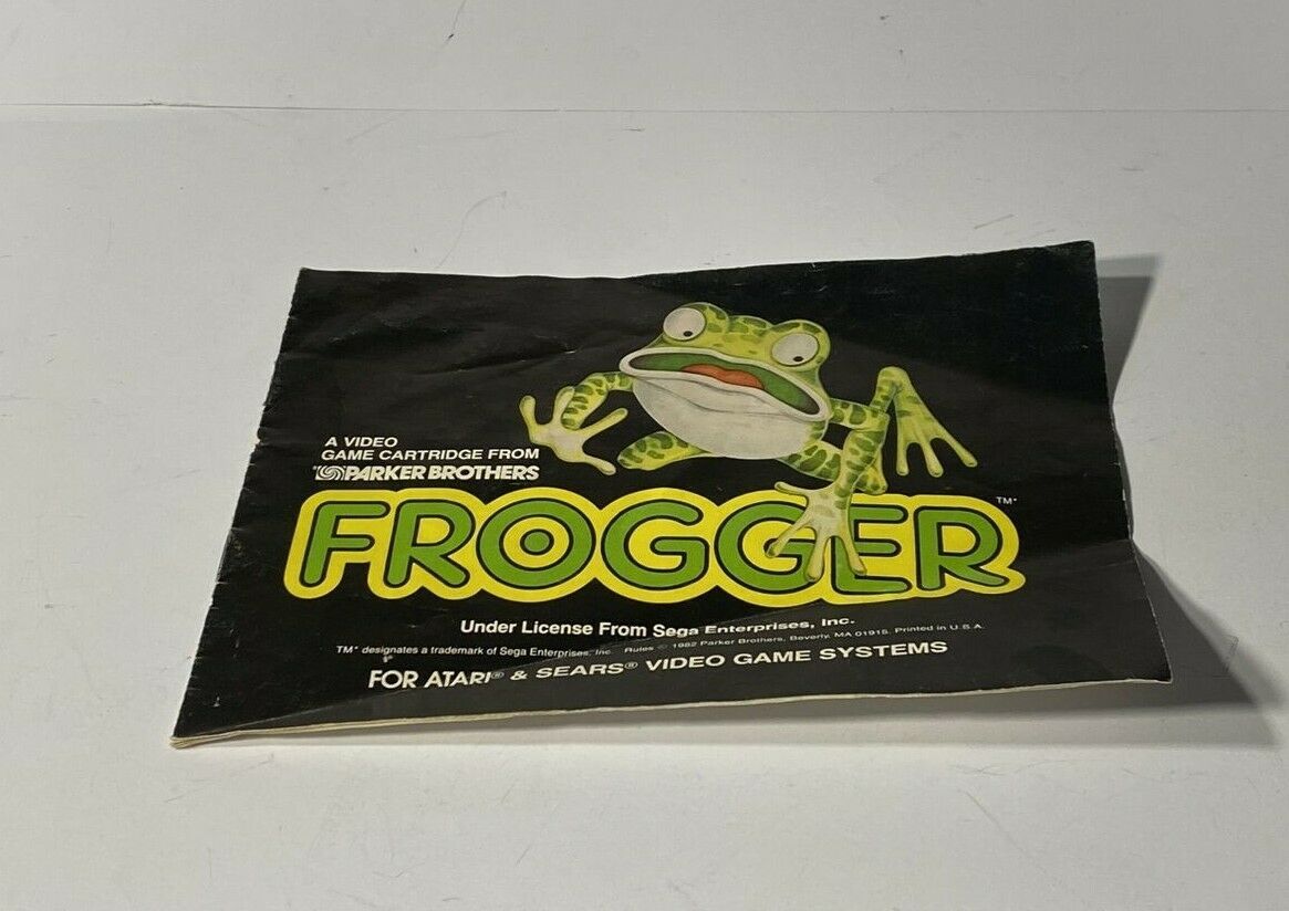 Primary image for Parker Brothers Frogger Instruction Manual For Atari Sears Systems
