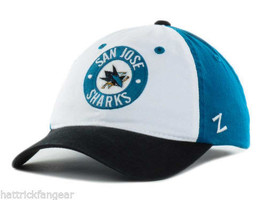 San Jose Sharks Zephyr Circle Trey NHL Team Logo Hockey Cap Hat  OSFM - £15.59 GBP