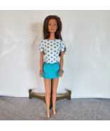 Pretty Hearts BARBIE Doll Brunette 1995 Mattel #14475 Used Blue Handmade... - £9.57 GBP