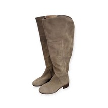 Vince Camuto Kochelda Over the Knee Boots Size 7 Beige Brown Suede Leather - £59.34 GBP