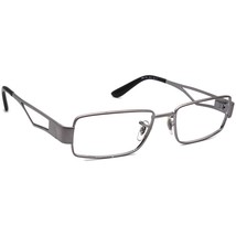 Ray Ban Men&#39;s Eyeglasses RB 6166 2553 Gray Rectangular Metal Frame 52[]1... - $653.68 MXN