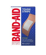 2 pk Band-Aid Adhesive Bandages, Extra Large Tough Strips, Waterproof, 1... - £11.48 GBP