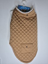 New Free Country Quilted XL Dog Winter Coat Reversible Brown Reversible ... - $14.31