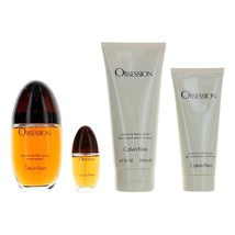 Obsession by Calvin Klein, 4 Piece Gift Set for Women - $76.70