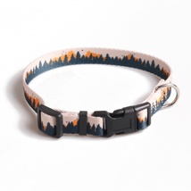 Designer Sunset Dog Collar, Breathable Small Puppy Collar with Quick Snap Buckle - £12.31 GBP+