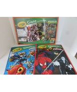 CRAYOLA COLORING PAGES SET OF 3 TEENAGE MUTANT TURTLES SPIDERMAN SKYLANDERS - $20.20 CAD