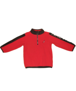 Nautica Red Fleece Pullover 1/4 Zip Sweatshirt 2T - $8.89