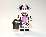 Minifigure Cow Animal suit Girl cartoon Custom Toy - $4.90