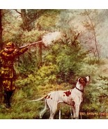 Bagging The Game Victorian Hunting Postcard 1900s Bird Dog PCBG11B - €17,34 EUR